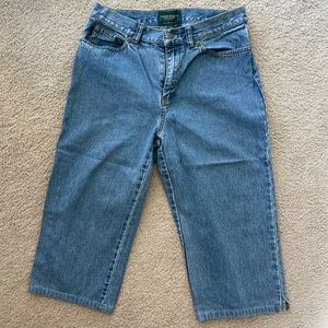 Ralph Lauren Cropped Jeans Sz 10 Petite